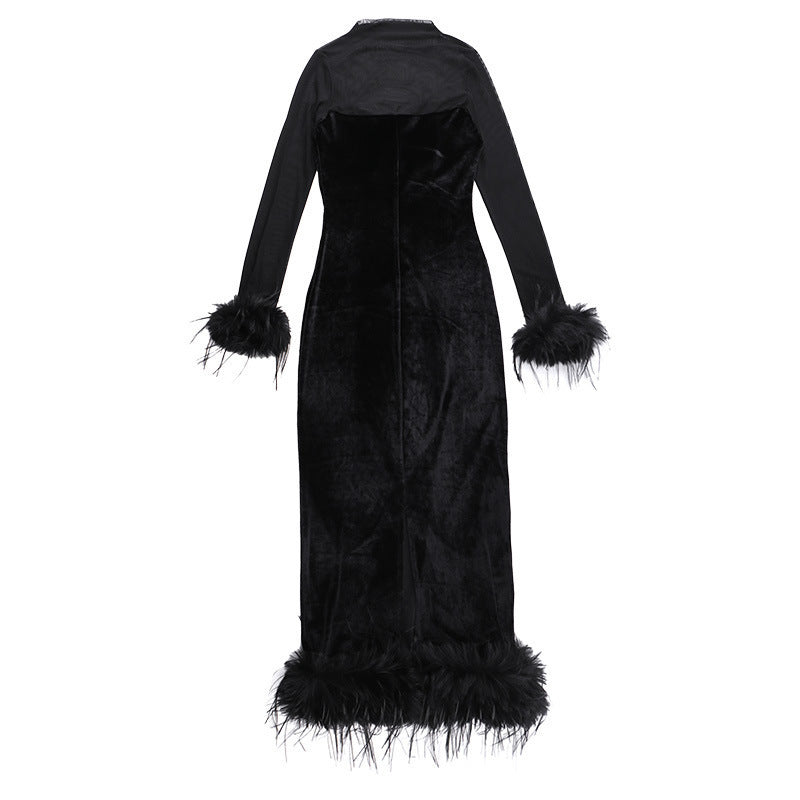 VelvetHug Bodycon Dress