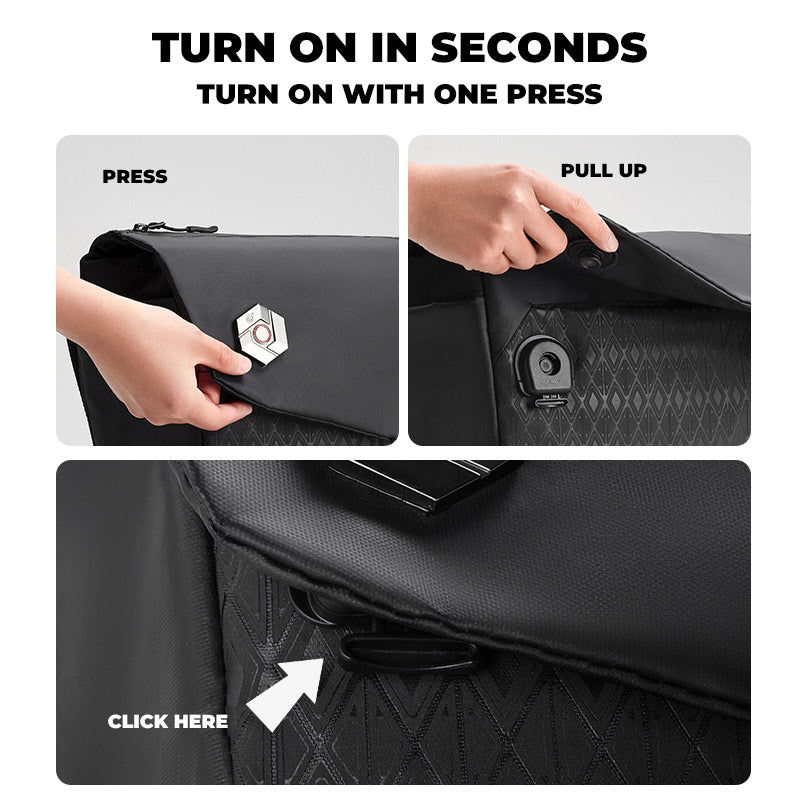 Flip-Top Camera Sling Bag
