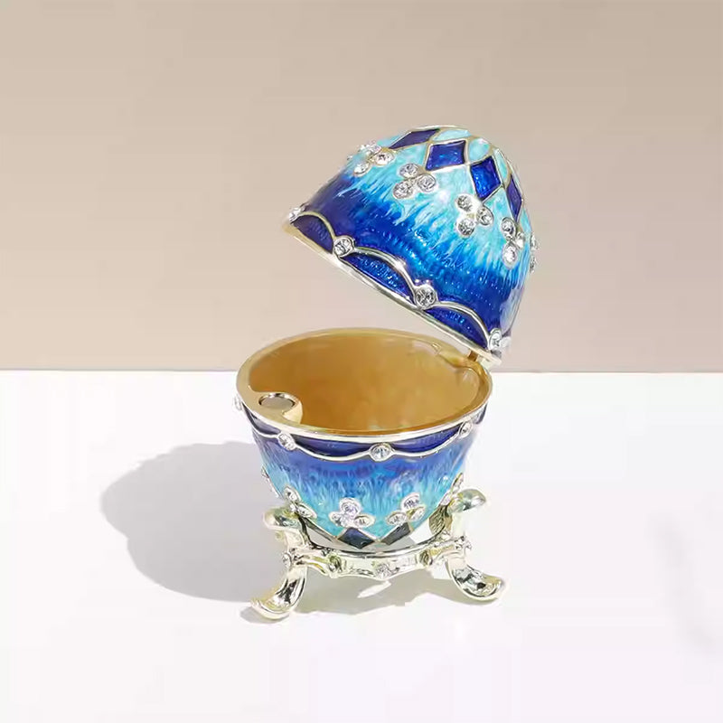 Tin Metal Easter Egg Ornament