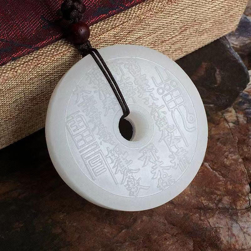 White Jade Pendant Necklace
