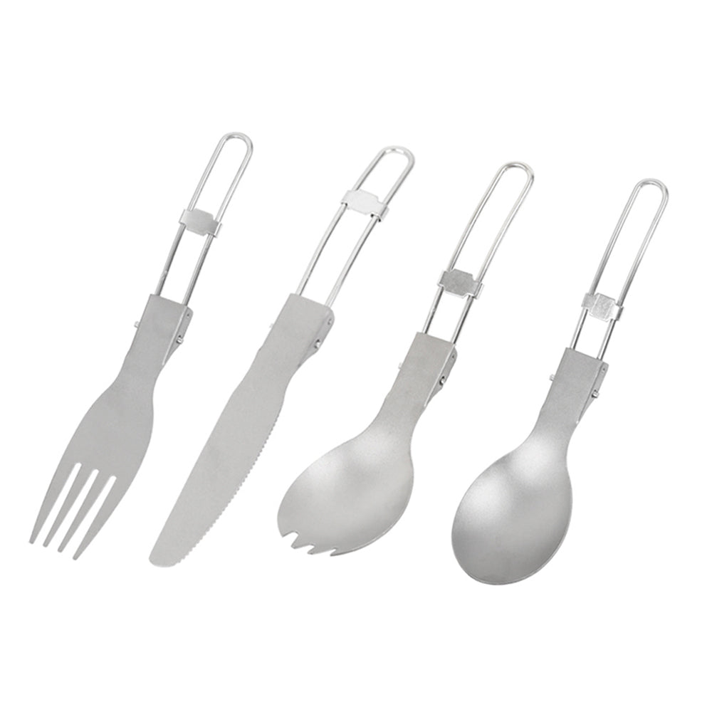 Titanium Folding Cutlery