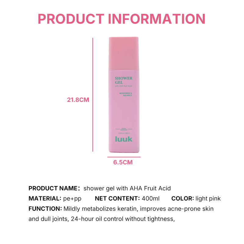 AHA Exfoliating Shower Gel