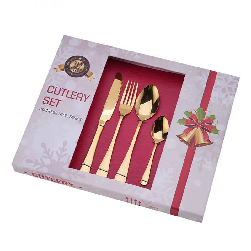 Scarlet Vista 24-Piece Tableware Set