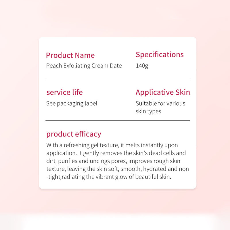 Peach Exfoliating Gel