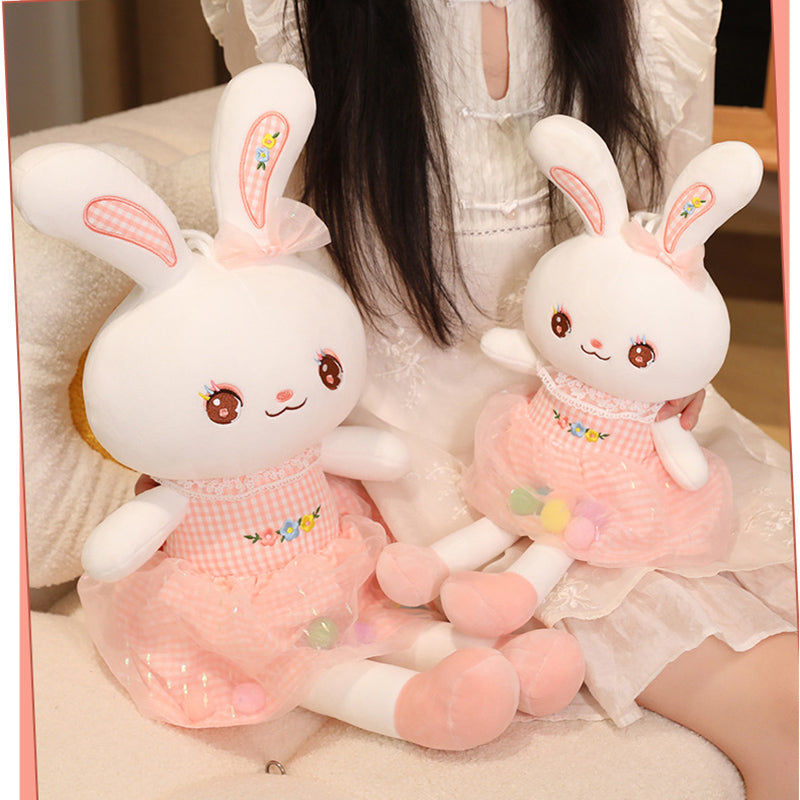 Rainbow Bunny Plush Toy