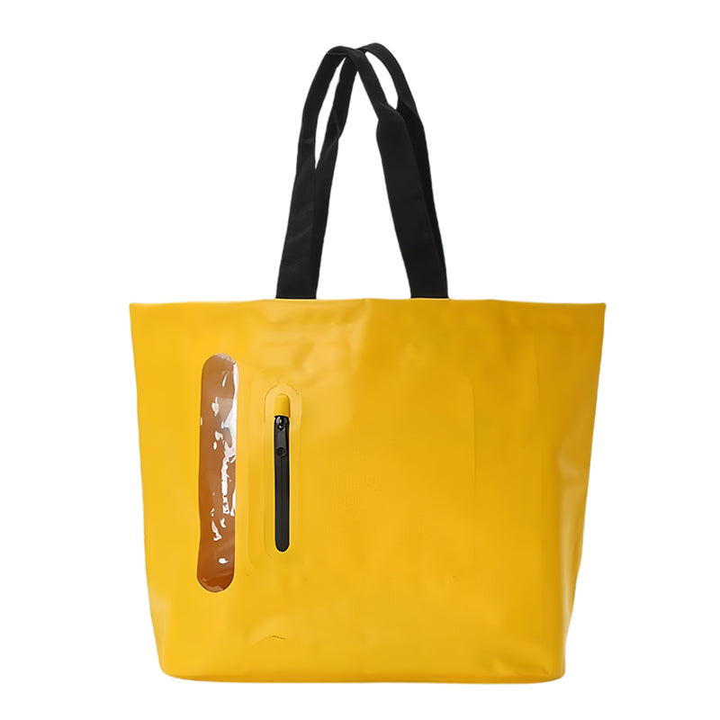 PVC Open-Top Tote Bag