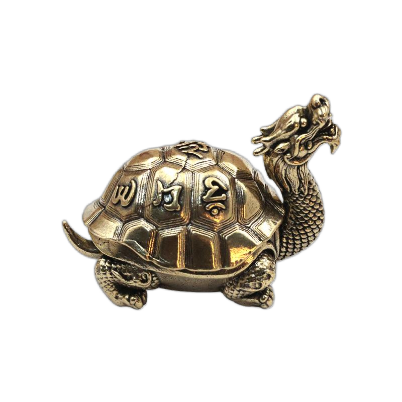 Brass Feng Shui Turtle Statue