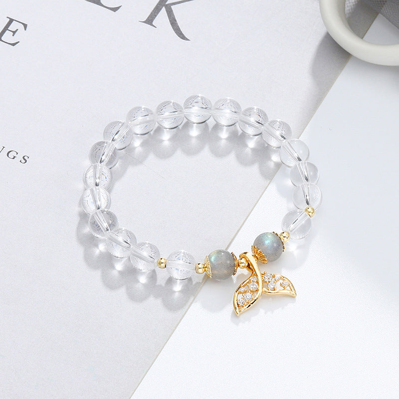 Moonlight Crystal Tail Bracelet