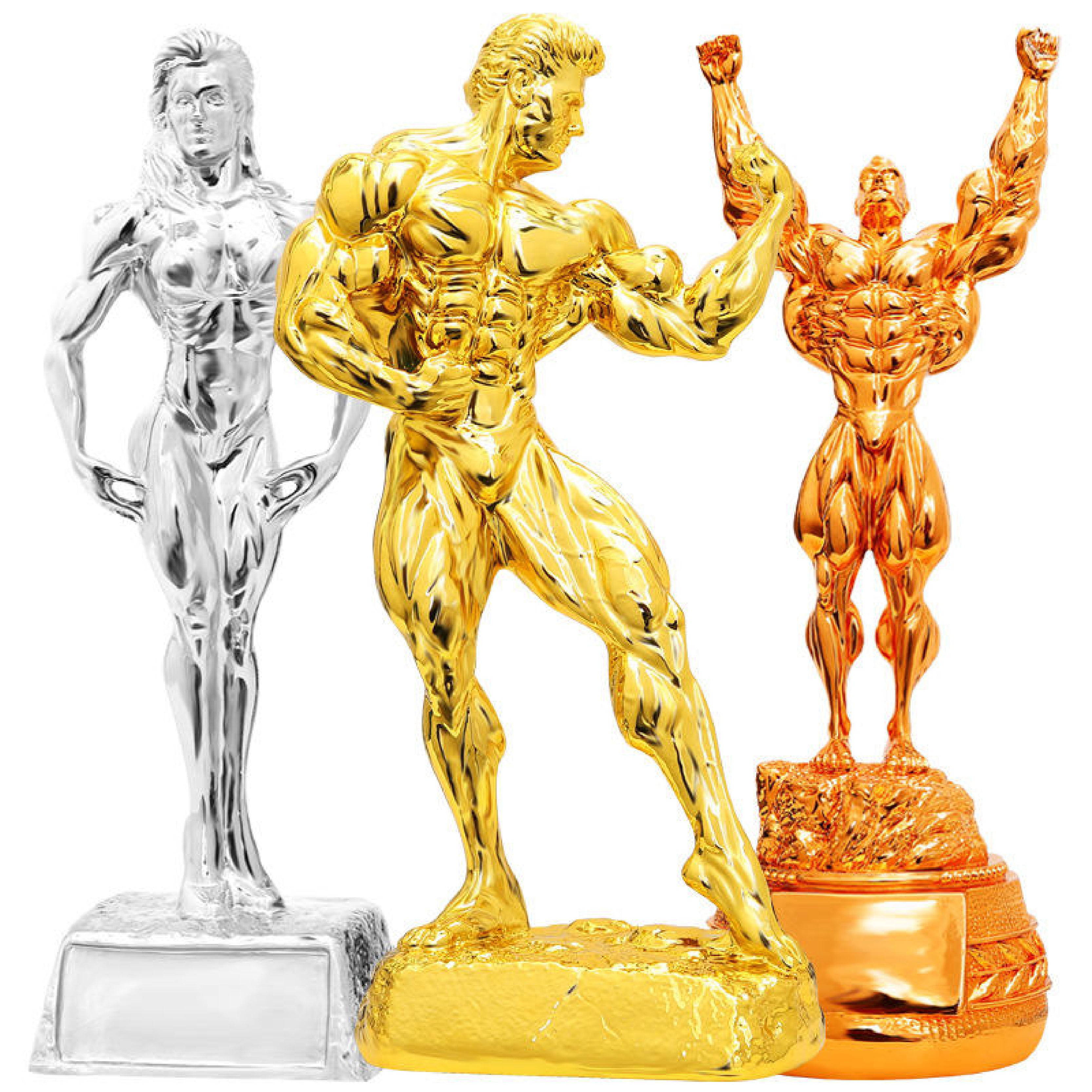 Crystal Bodybuilding Award Trophy