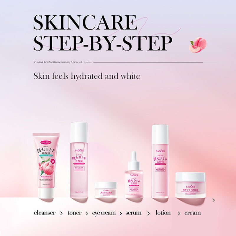 Peach Lactic Acid Skincare Set