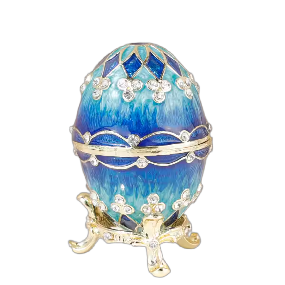 Tin Metal Easter Egg Ornament