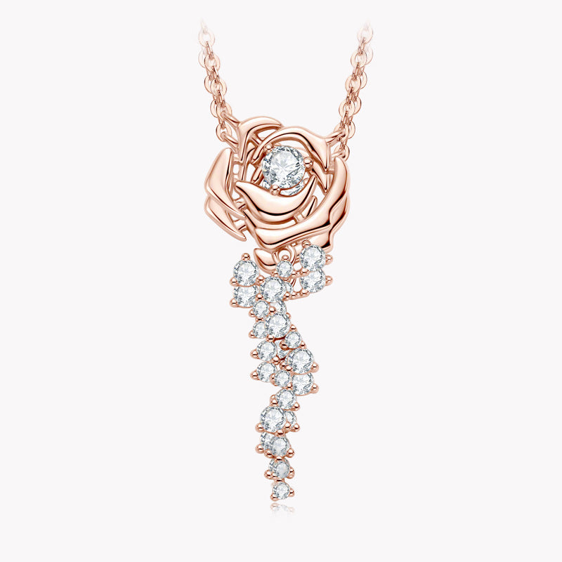 Pink Sterling Silver Pendant