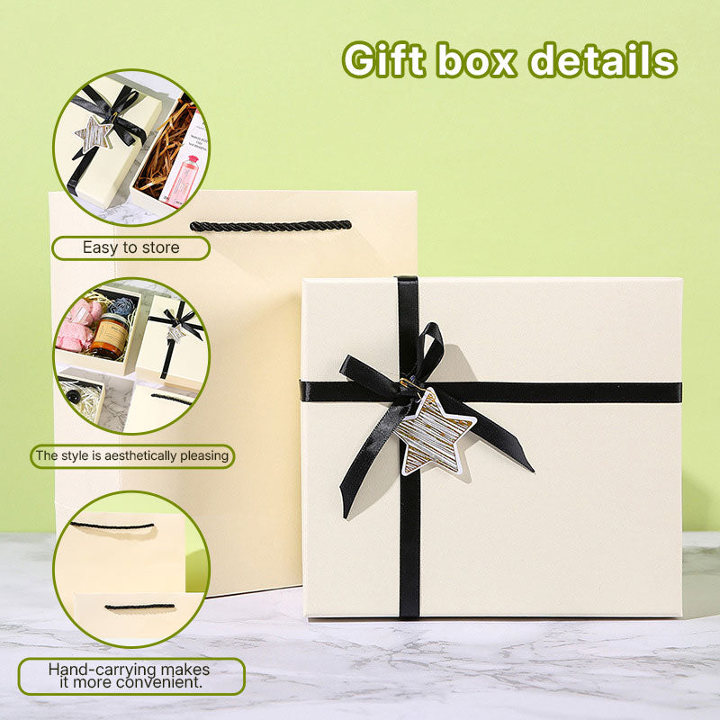 Off-White Star-Shaped Gift Box