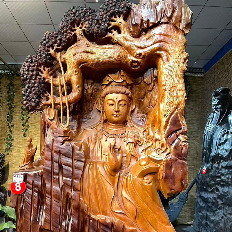 Bodhi Tree Guanyin Carving