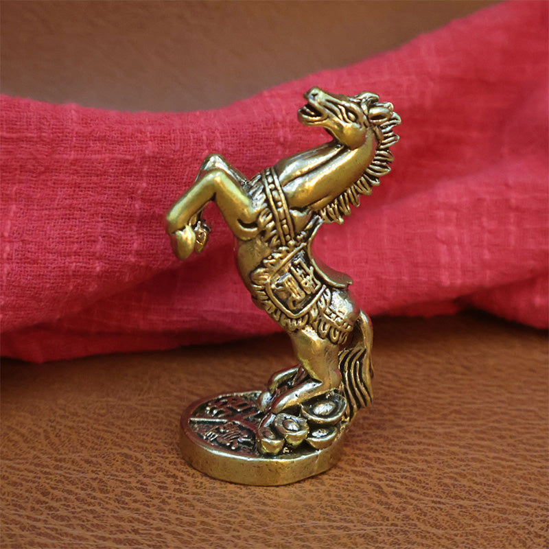 Brass Snake Year Ornament