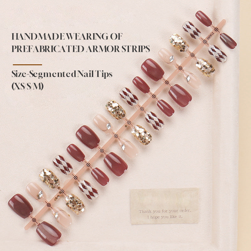 Purple Cat Eye Nails