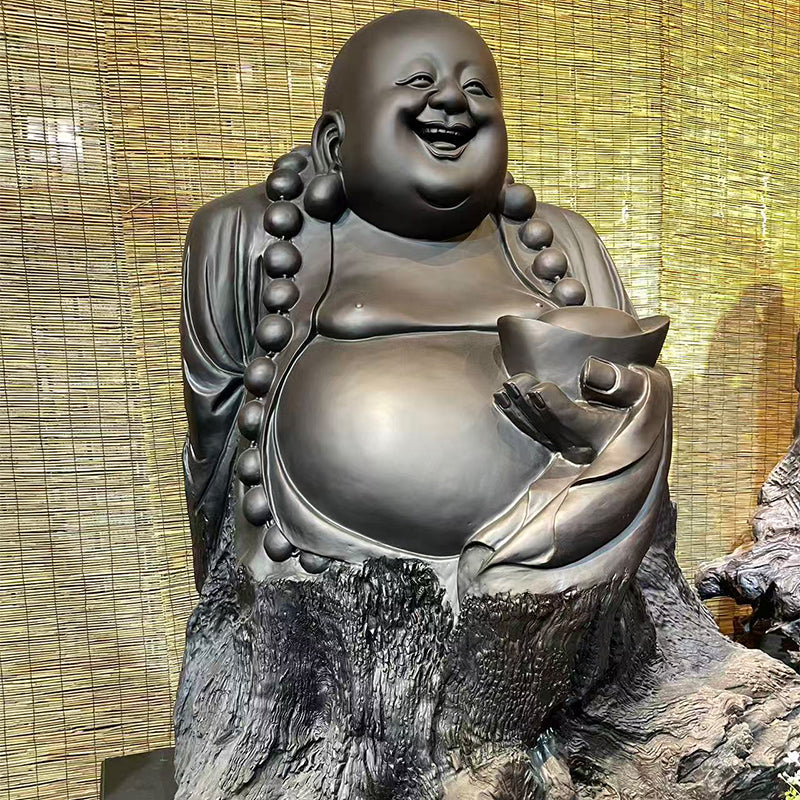 Maitreya Wood Carving