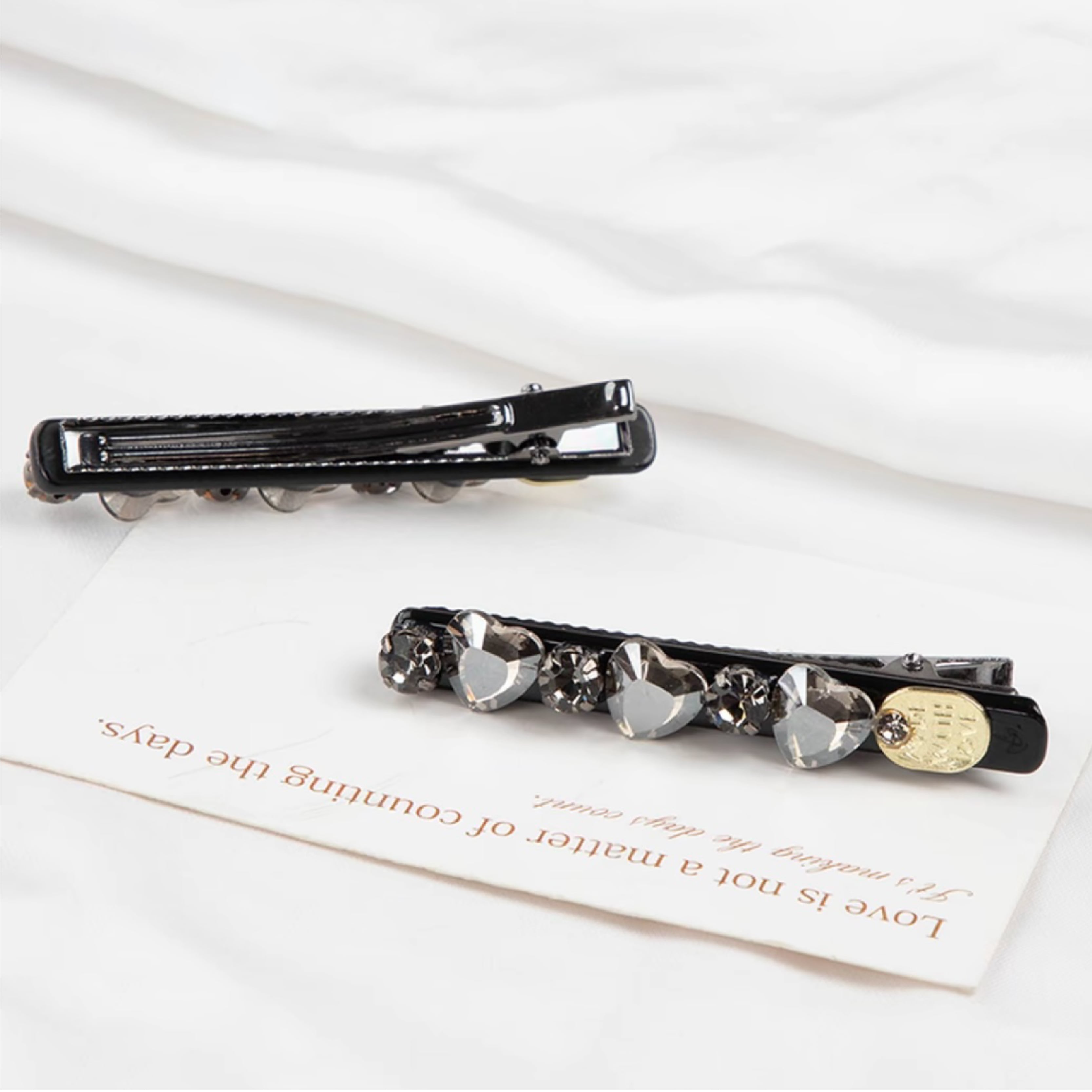 Heart Detail Duckbill Hair Clip