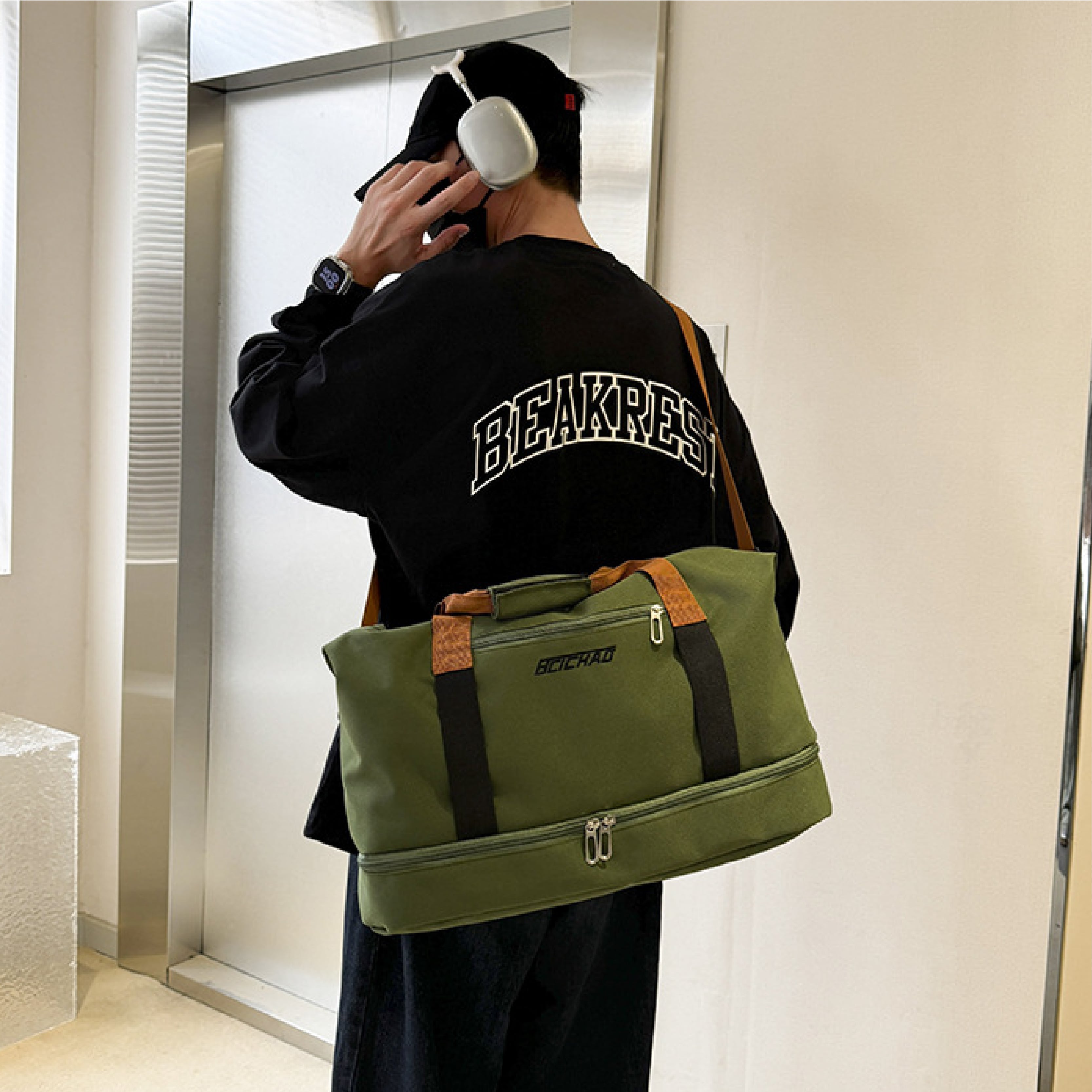 600D Polyester Gym Bag