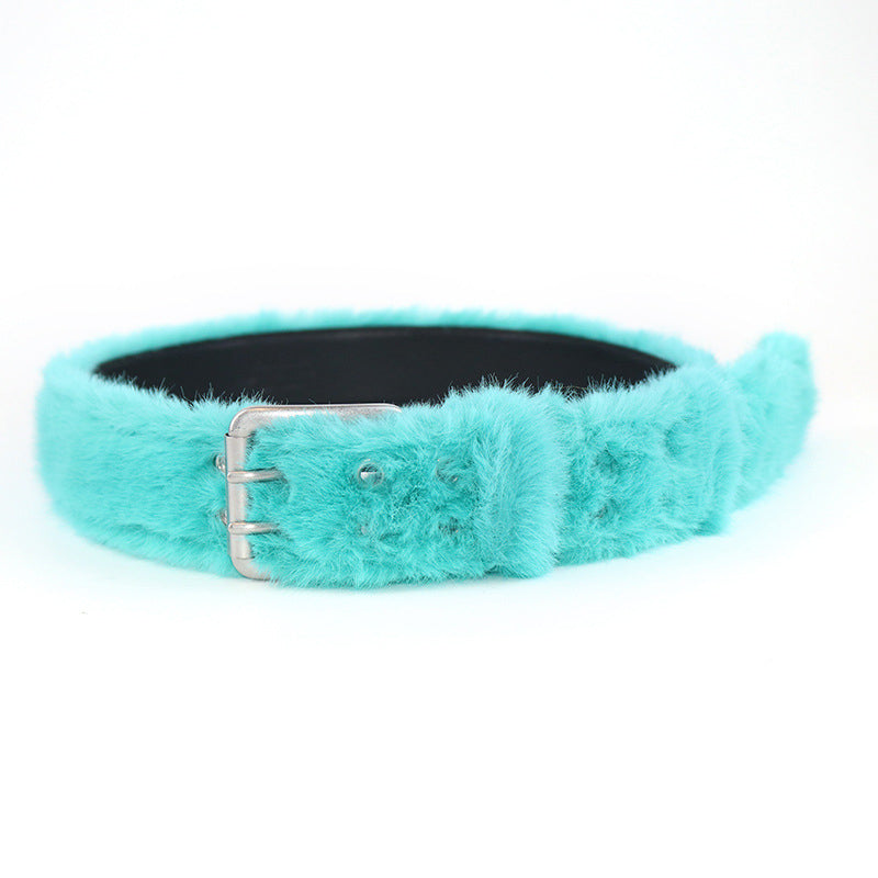 Faux Fur Belt