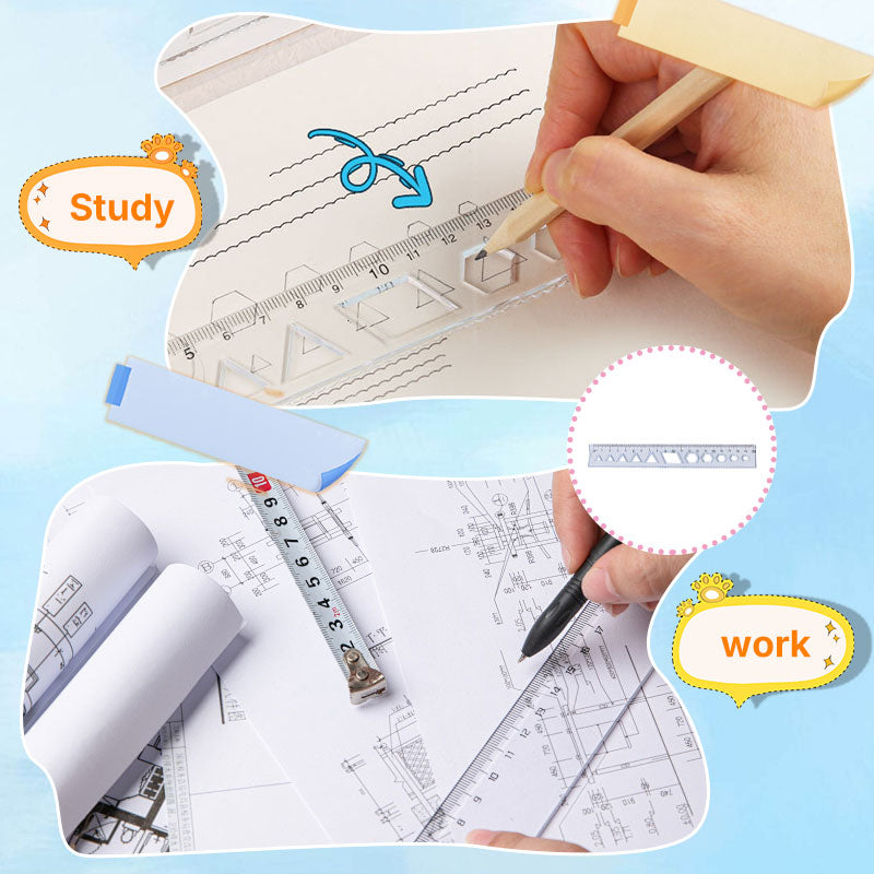 Multi-Function Drawing Ruler