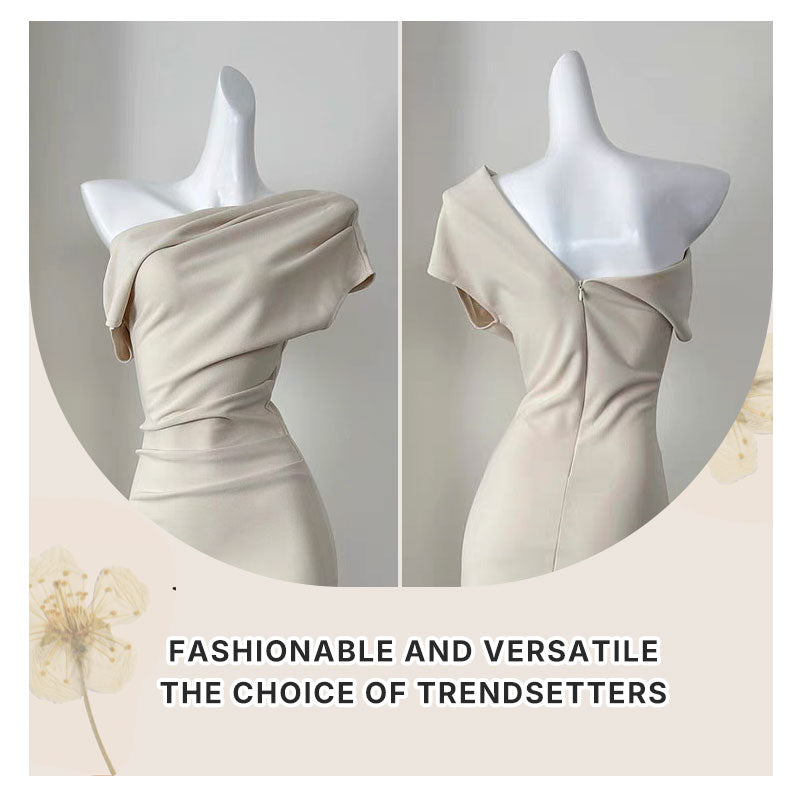 One-Shoulder Maxi Dress