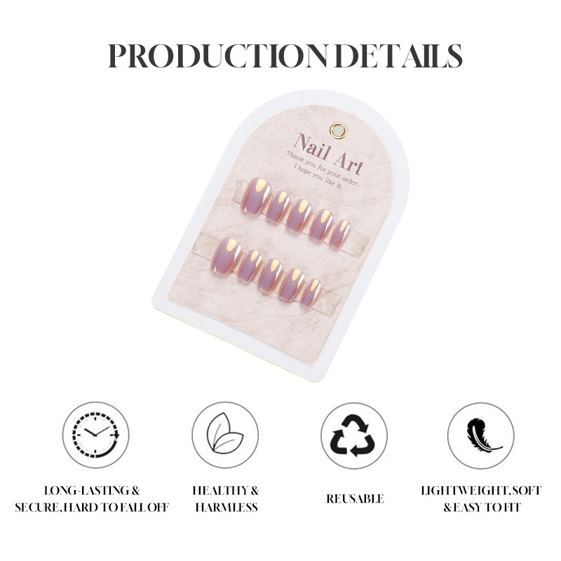 Glitter Press-On Nails