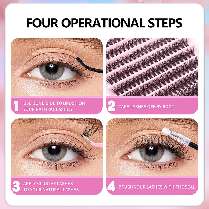 10-Length Cluster Eyelashes