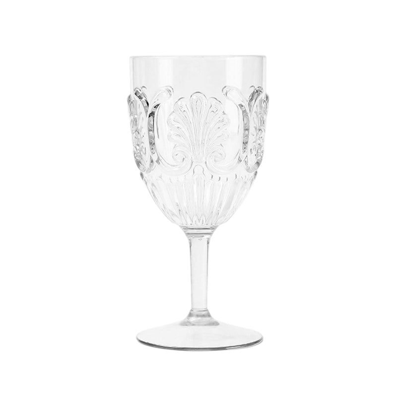 Relief Pattern Acrylic Goblets