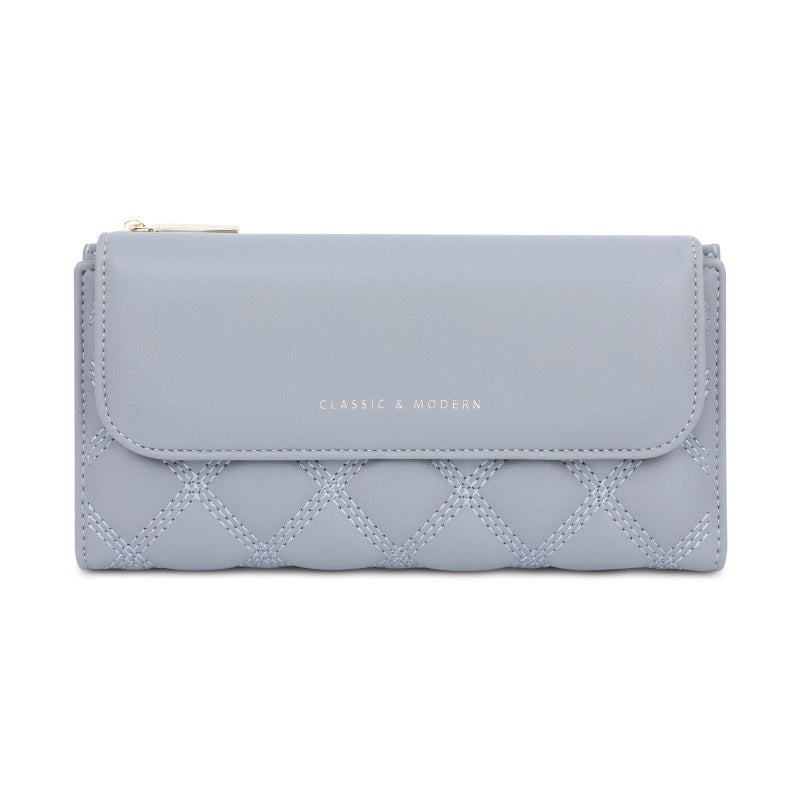 Diamond Quilted PU Wallet
