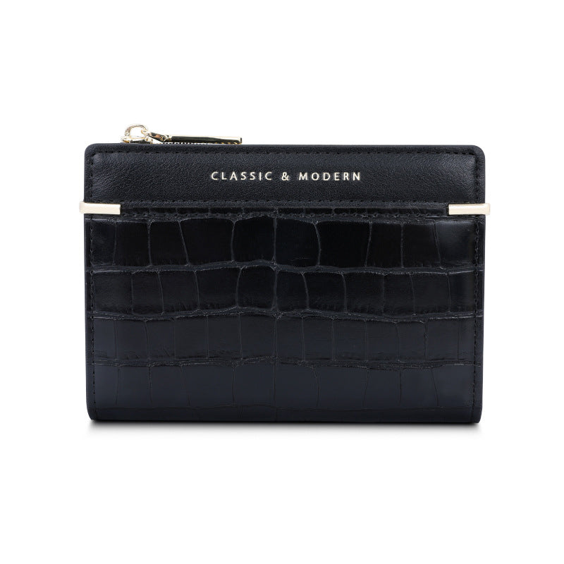 Crocodile Pattern PU Wallet