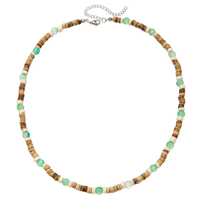 Coconut Shell Beaded Necklace