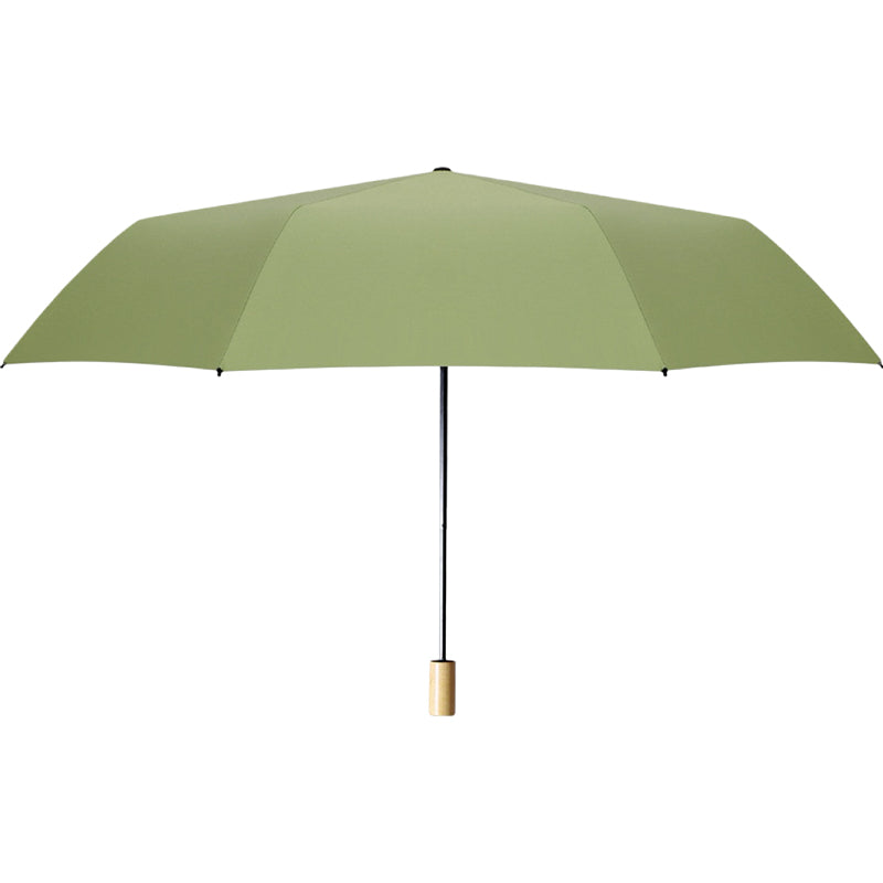 Wooden Handle Folding Umbrella