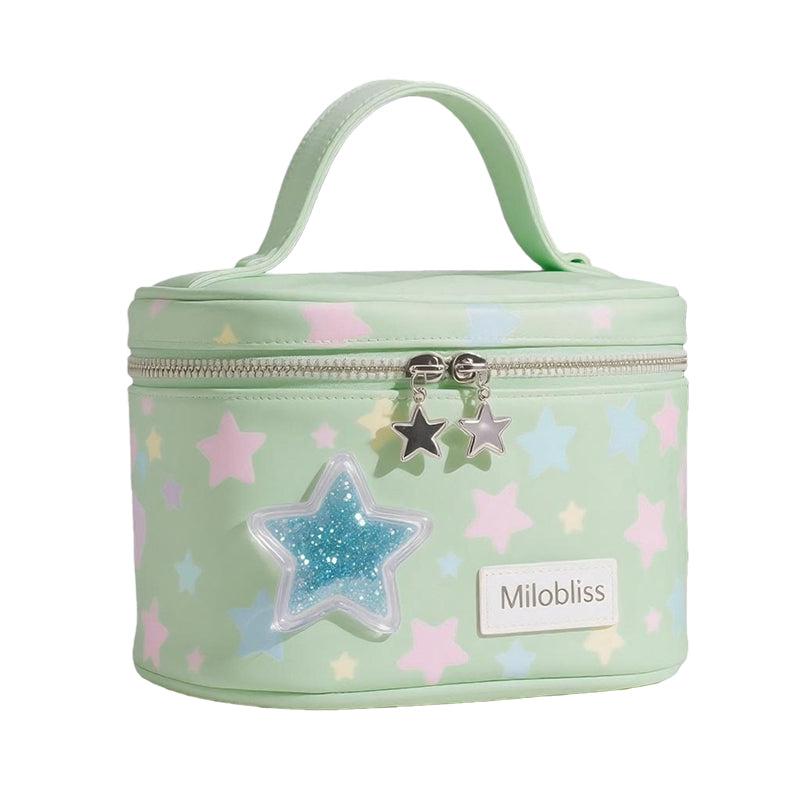 Stars Print Makeup Bag
