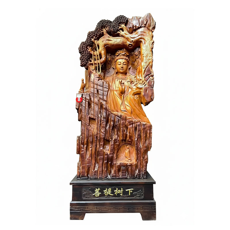 Bodhi Tree Guanyin Carving