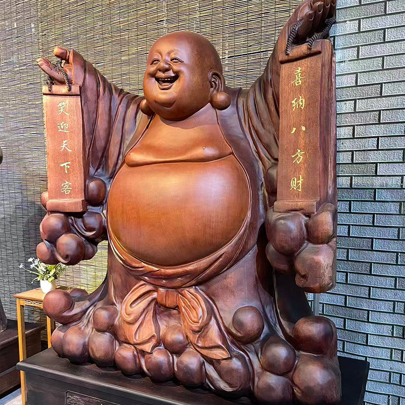 Maitreya Ocean Wood Carving