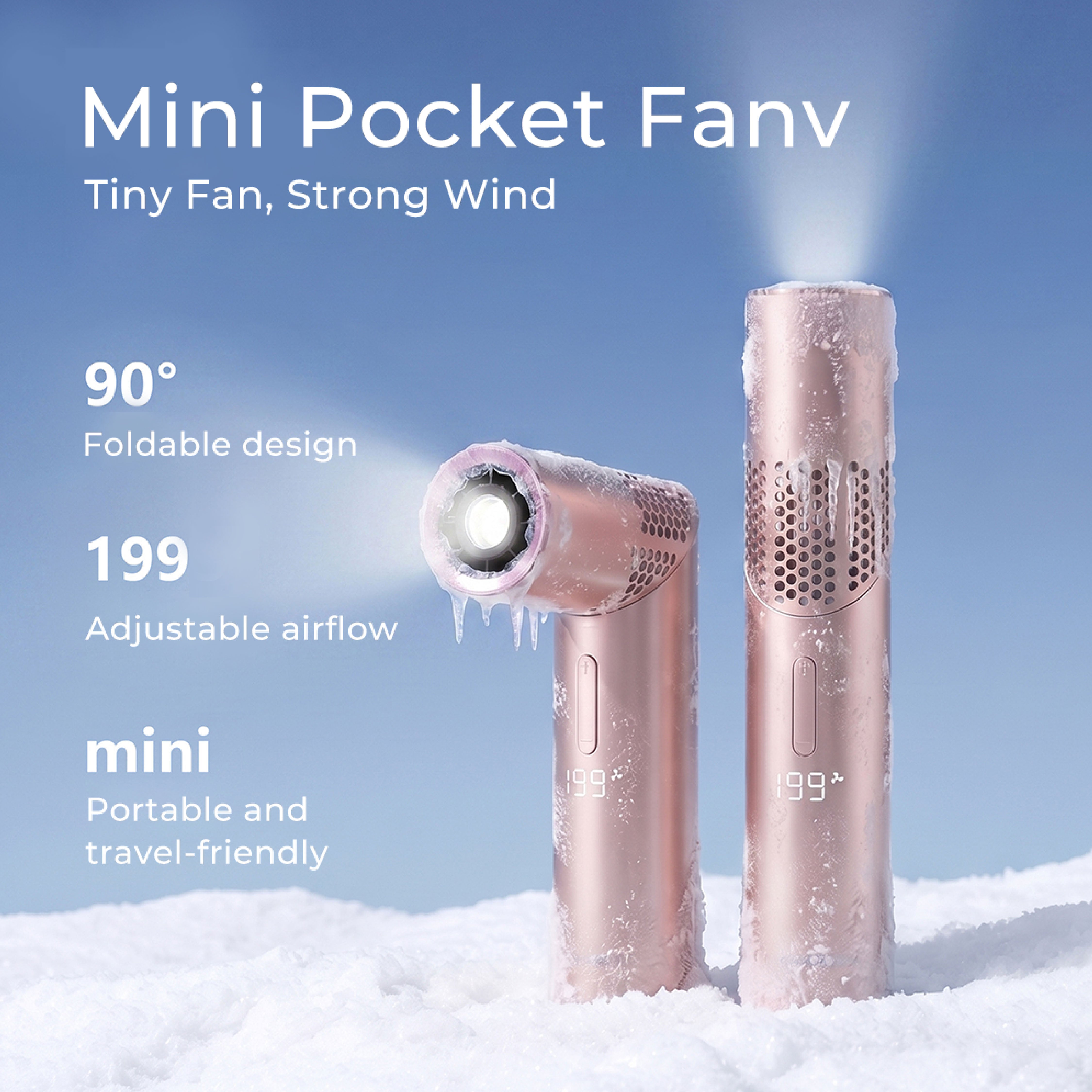 Foldable Neck Hand Fan