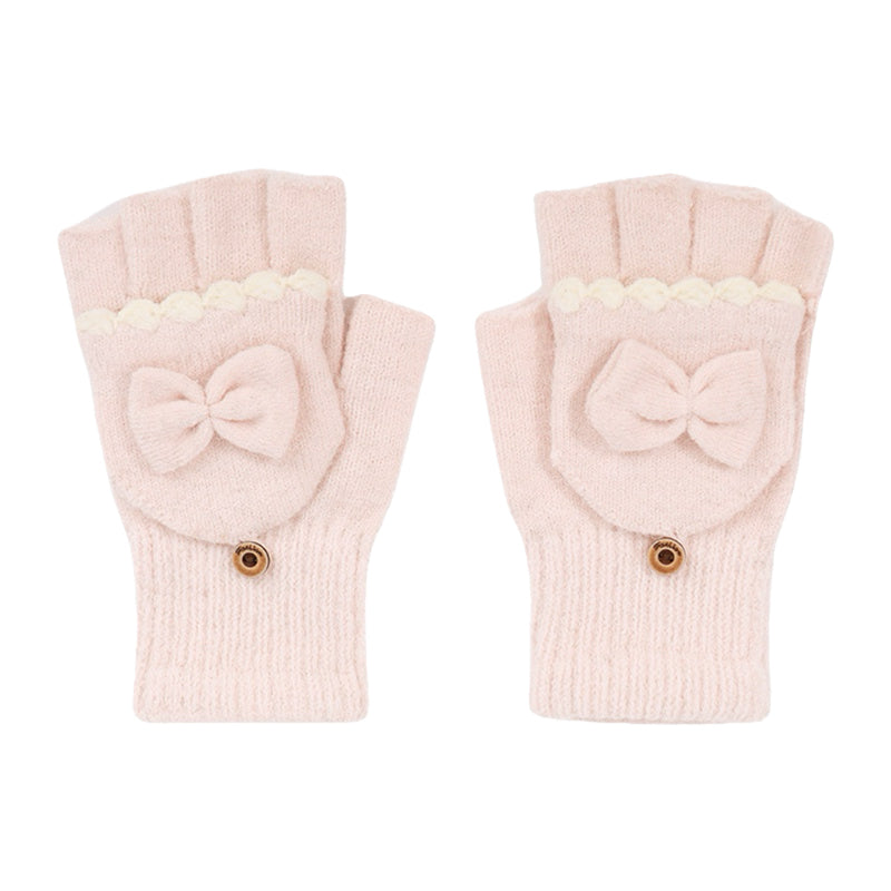 Bow Flip Winter Gloves