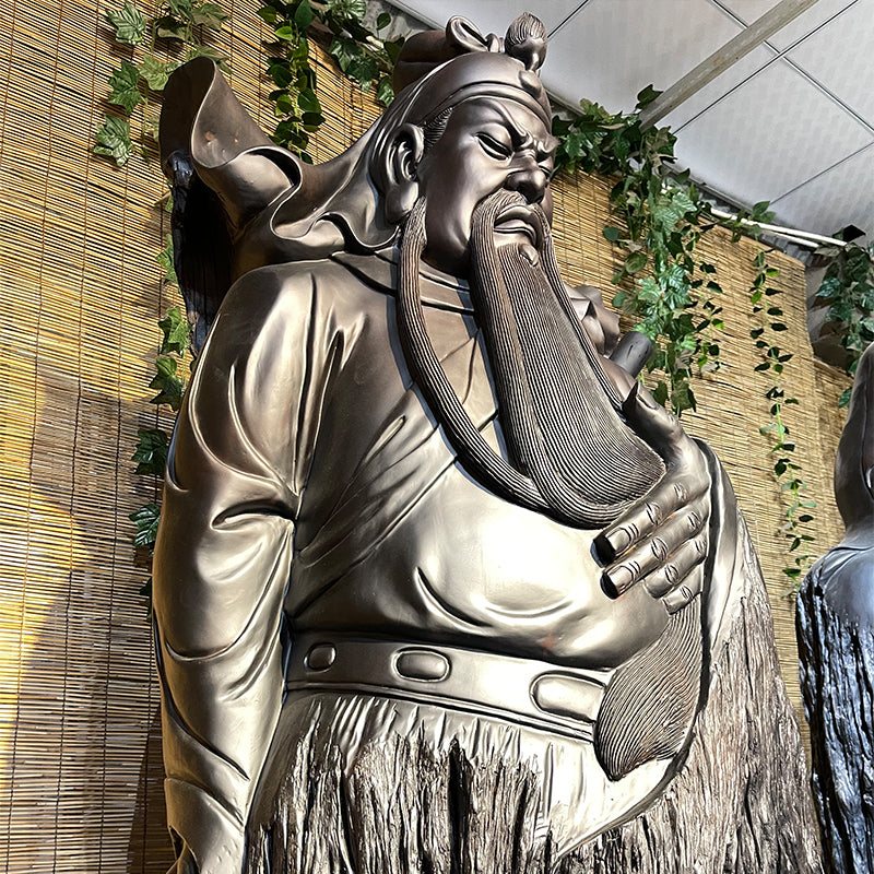 Red Cedar Guan Yu Statue