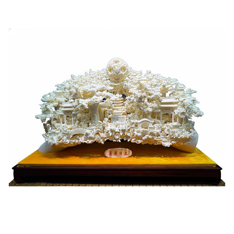 Rising Prosperity Jade Carving