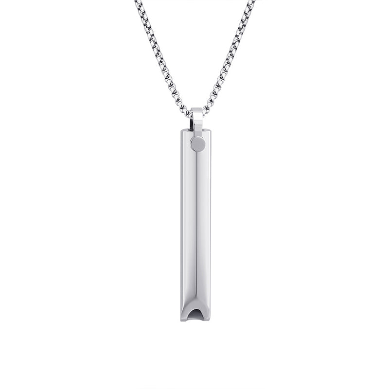 Men's Whistle Pendant Necklace