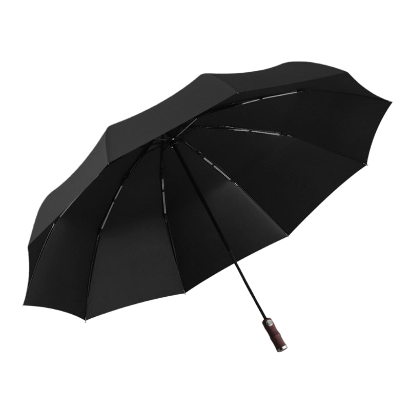 Auto Wooden Folding Umbrella