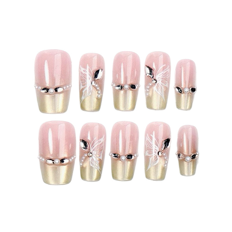 Almond Cat Eye Press On Nails