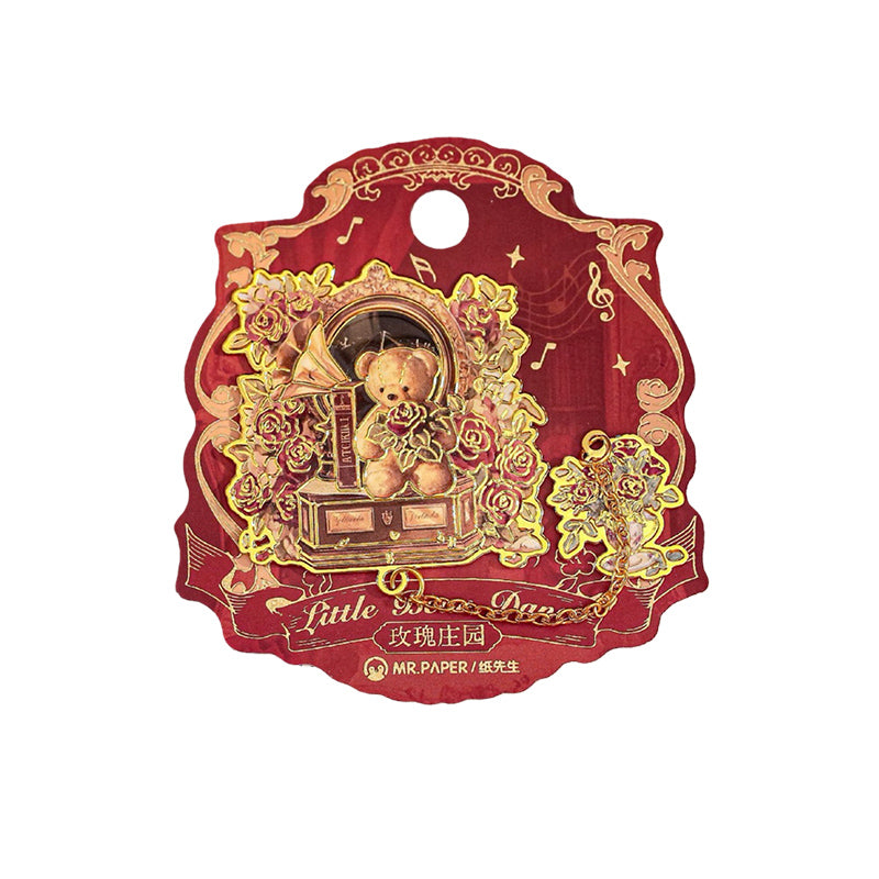 Elegant Bear Metal Bookmark Set