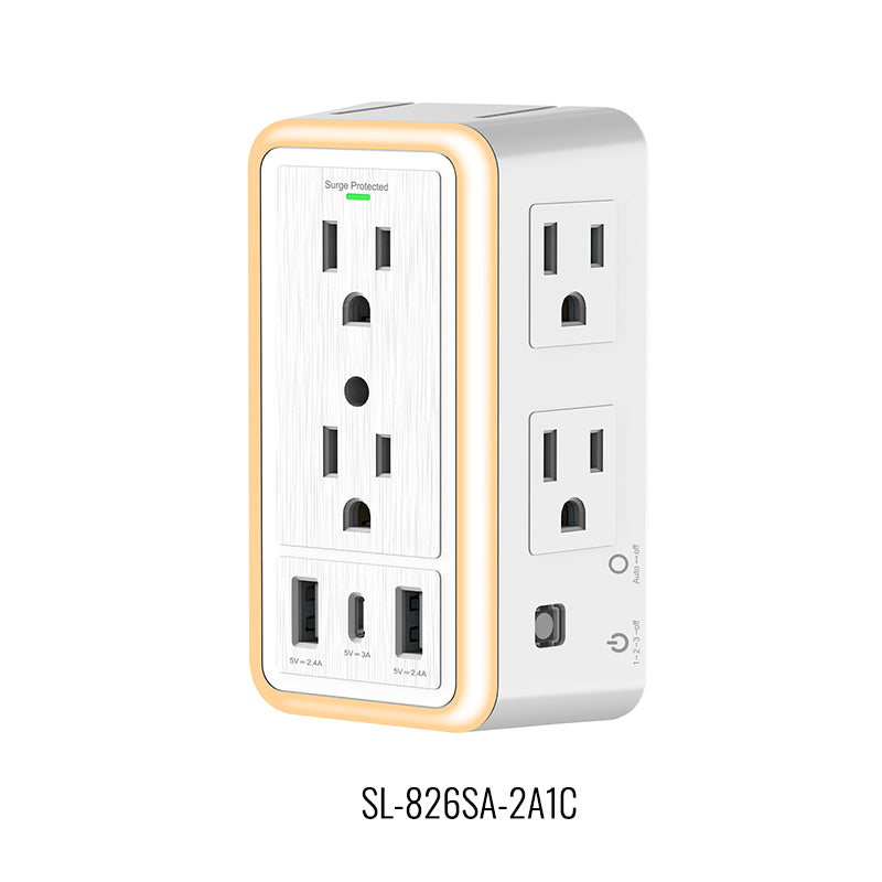 Wall Mount USB Outlet Hub