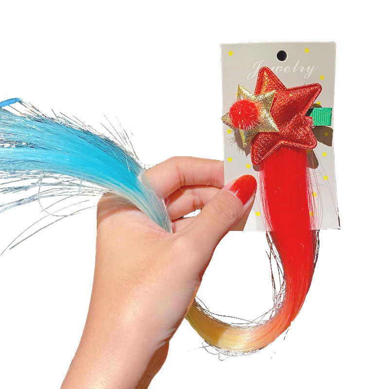 Christmas Children's Hairband Wig