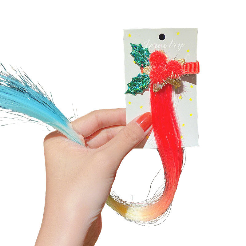 Christmas Children's Hairband Wig
